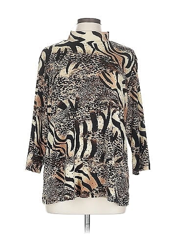 Susan Graver 3/4 Sleeve Blouse (view 1)