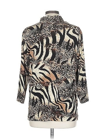 Susan Graver 3/4 Sleeve Blouse (view 2)