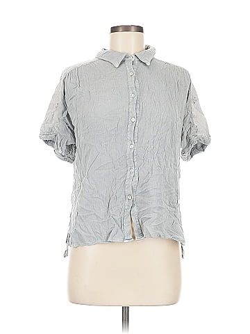 Eri + Ali Short Sleeve Button-Down Shirt (view 1)