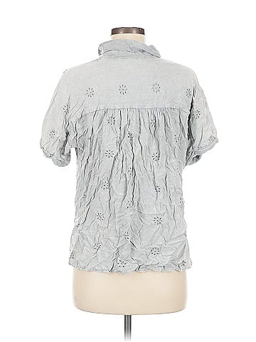 Eri + Ali Short Sleeve Button-Down Shirt (view 2)