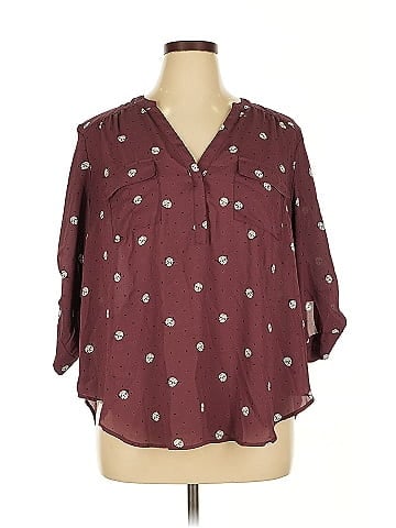 Torrid 3/4 Sleeve Blouse (view 1)