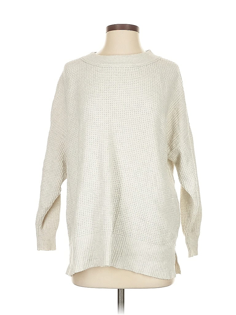 Pre-owned Aerie Pullover Sweater In White