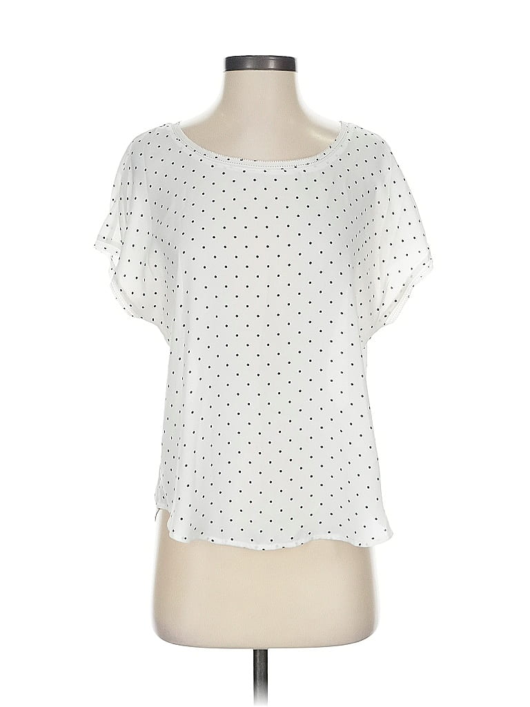 Pre-owned Banana Republic Short Sleeve T-shirt In White