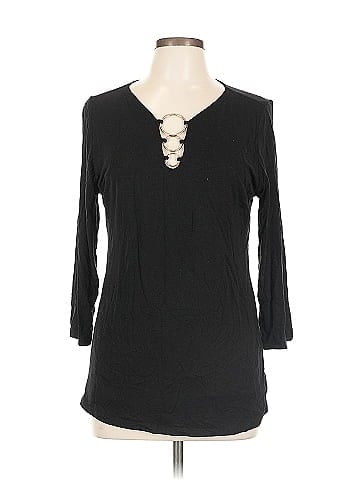 INC International Concepts 3/4 Sleeve T-Shirt (view 1)