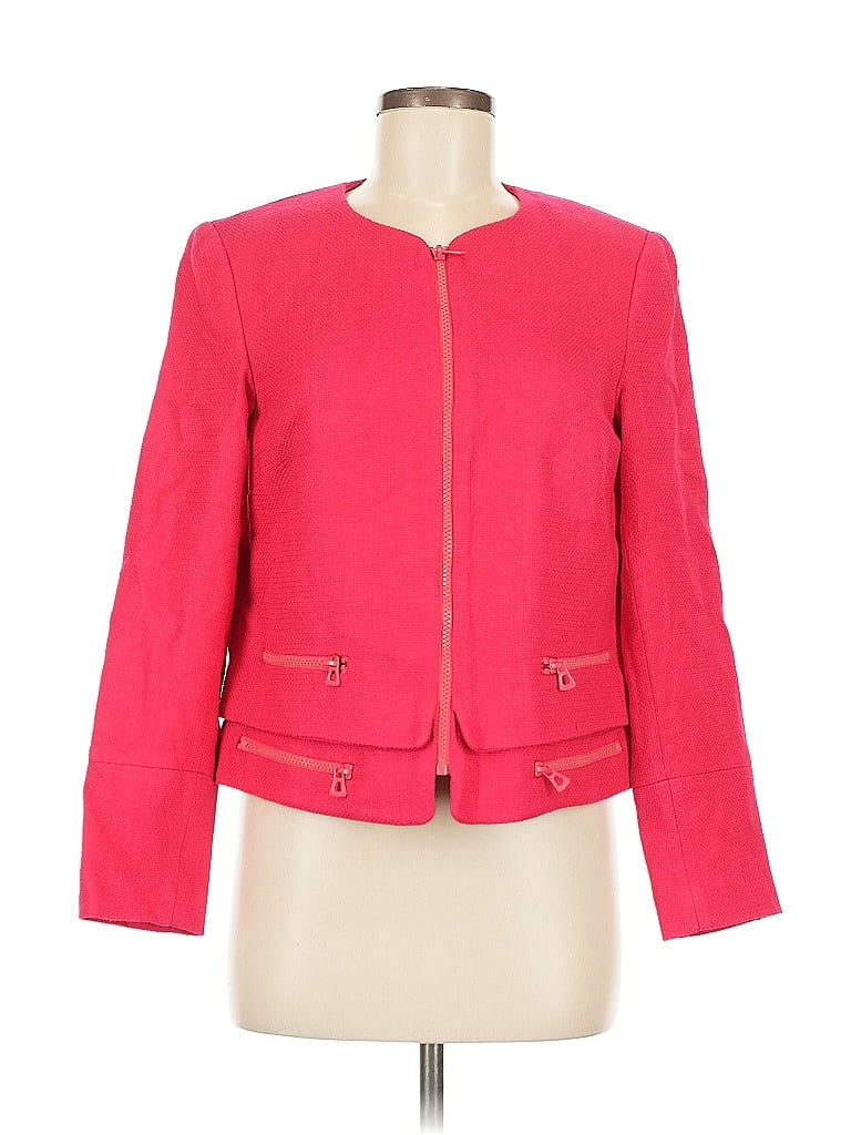 Carlisle 100% Silk Pink Jacket Size 8 - photo 1
