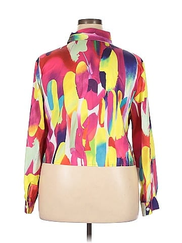 Shein Curve Long Sleeve Blouse (view 2)