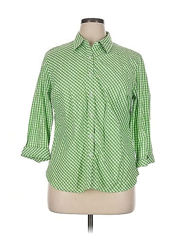 IZOD 3/4 Sleeve Button-Down Shirt (view 1)