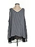 Lane Bryant 100% Polyester Gray Sleeveless Blouse Size 26 waist - photo 1