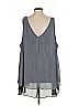 Lane Bryant 100% Polyester Gray Sleeveless Blouse Size 26 waist - photo 2