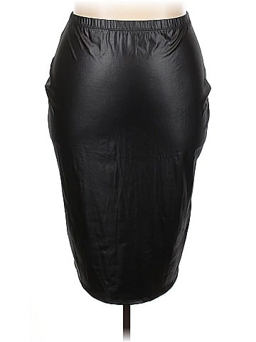 Boohoo Faux Leather Skirt (view 1)