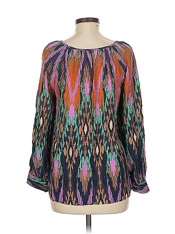 Glam 3/4 Sleeve Silk Top (view 2)