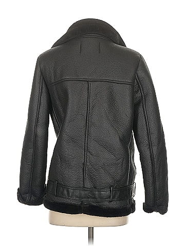 Zara Faux Leather Jacket (view 2)