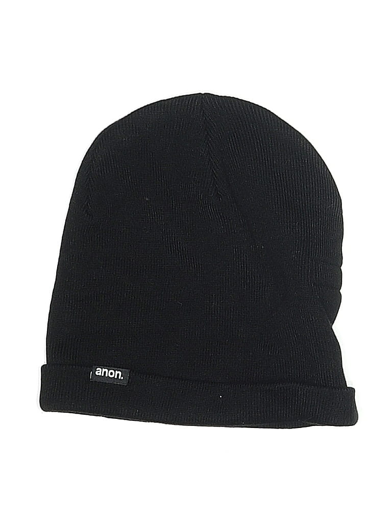Pre-owned Assorted Brands Beanie Hat In Black