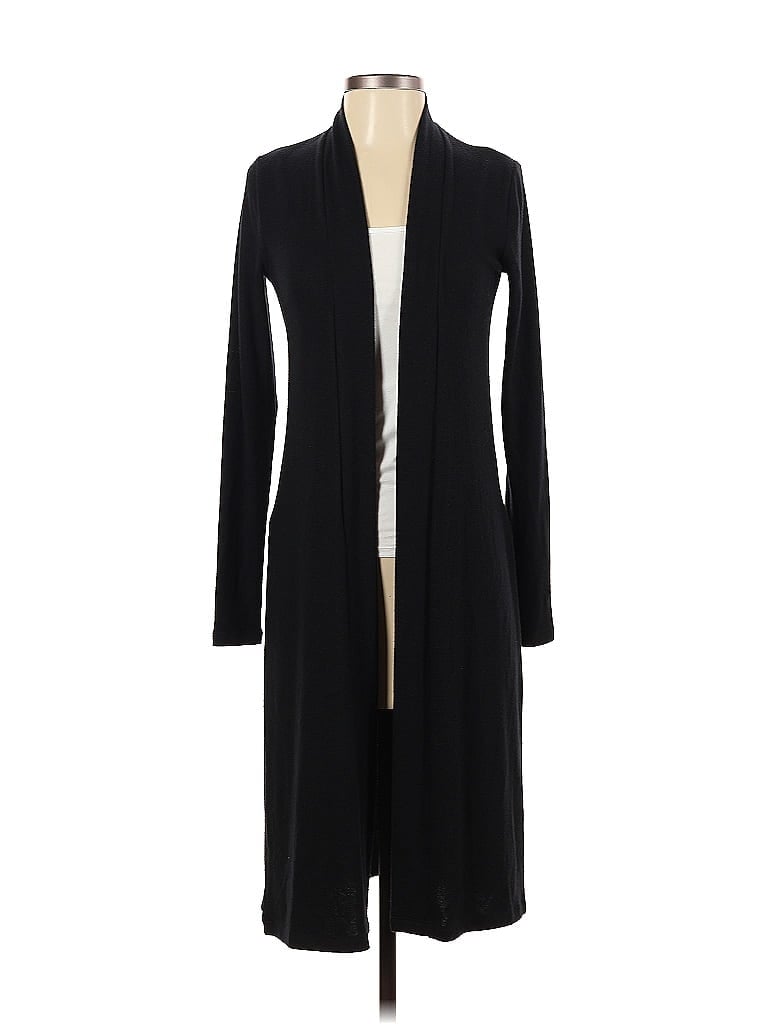 Pre-owned Beyond Yoga Cardigan Sweater In Black