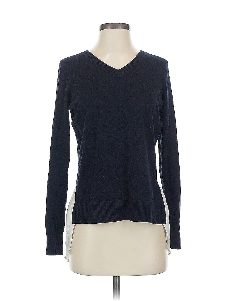 Pre-owned Adrianna Papell Pullover Sweater In Blue
