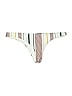 Tavik Stripes Gray Ivory Swimsuit Bottoms Size L - photo 1