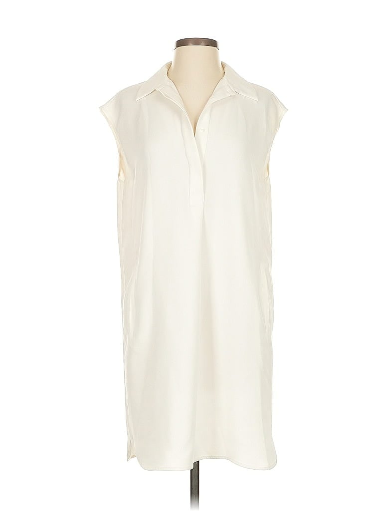 Pre-owned Repeat Cashmere Casual Dress In White