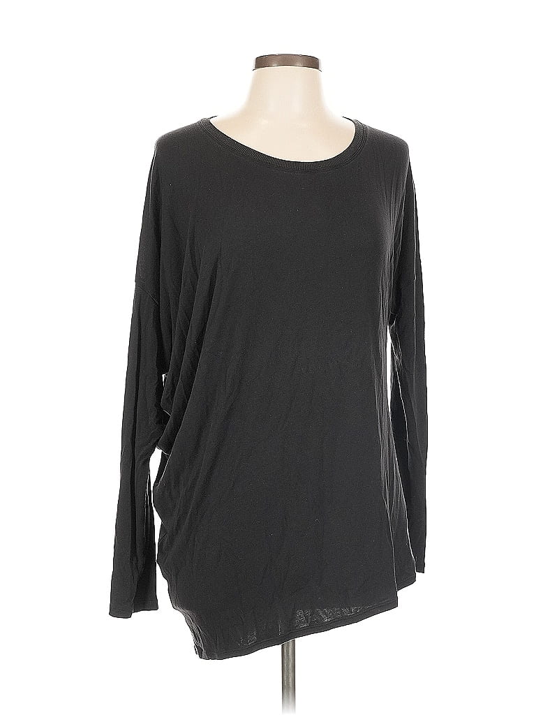 Pre-owned Athleta Long Sleeve T-shirt In Gray