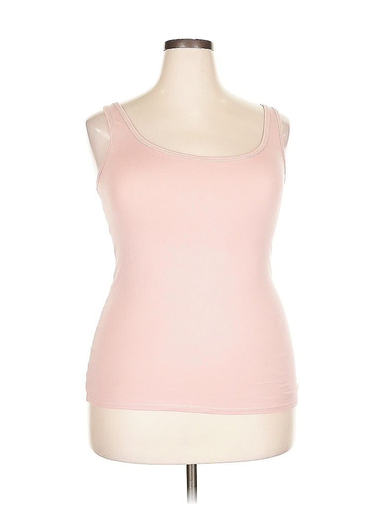 Pre-owned A New Day Tank Top Pink Strapless Neckline Tops