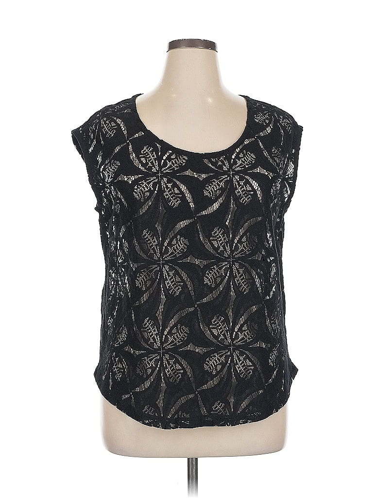Pre-owned Banana Republic Sleeveless Blouse In Black