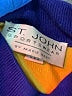 St. John Sport Color Block Purple Yellow Pullover Sweater Size S - photo 7