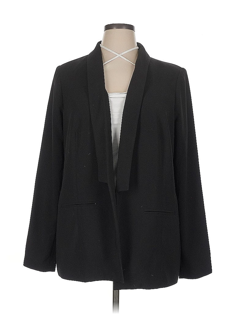 Pre-owned Boutique Blazer Jacket In Black