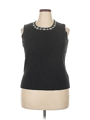 JM Collection Sleeveless Top (view 1)