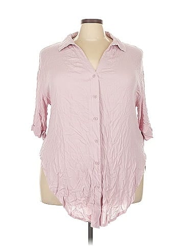 Shein Curve 3/4 Sleeve Blouse (view 1)