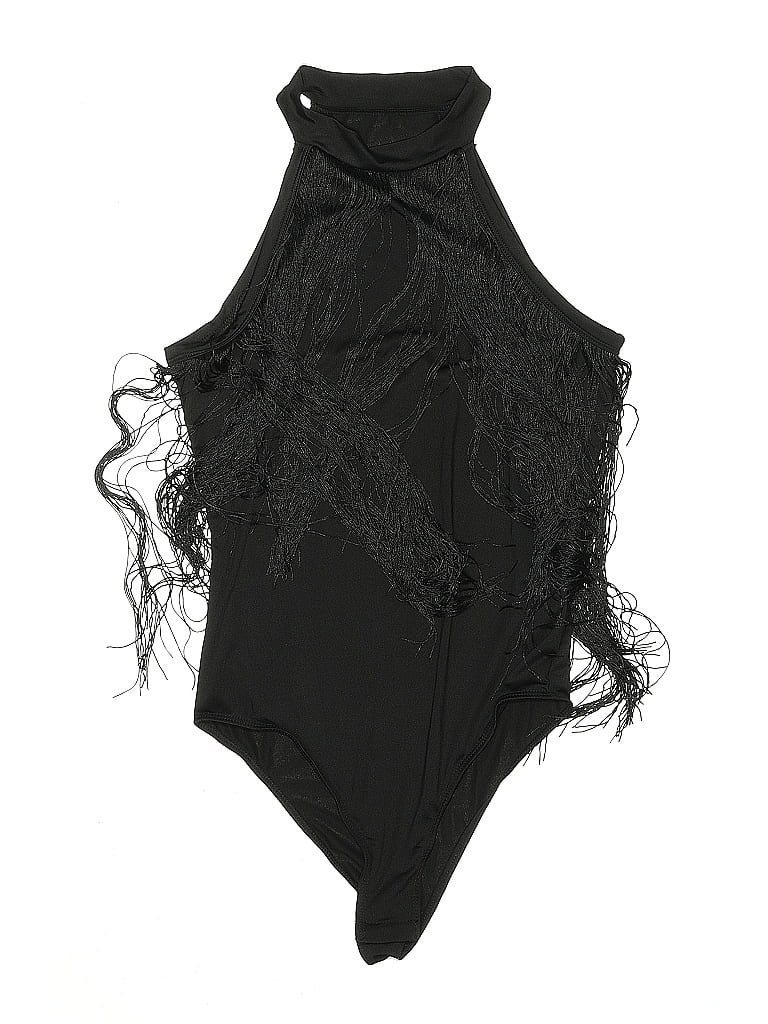 Pre-owned Unbranded Bodysuit In Black