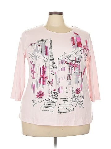 Karen Scott 3/4 Sleeve T-Shirt (view 1)