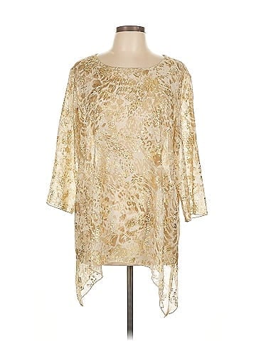 Travelers by Chico's 3/4 Sleeve Blouse (view 1)