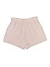 MELLODAY 100% Polyester Solid Pink Shorts Size M - photo 2