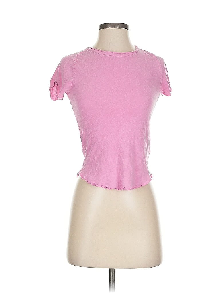 Pre-owned We The Free Short Sleeve T-shirt In Pink