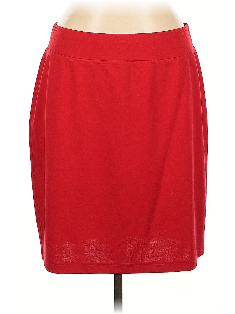Click to view more detailed imagery on our partner's website Pre-owned Style & Co Casual Skirt In Red