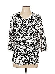 Belle By Kim Gravel 3/4 Sleeve Blouse