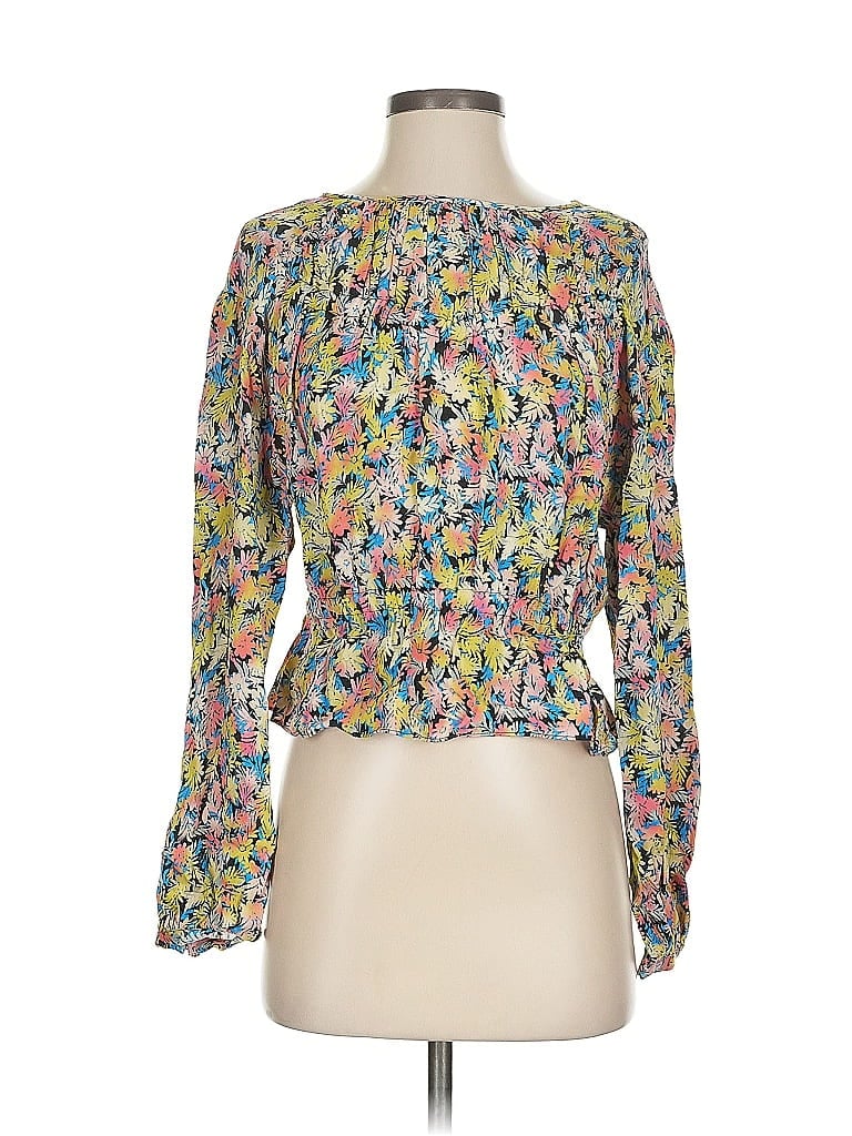 Pre-owned Joie Long Sleeve Blouse In Yellow