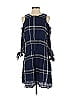 A Pea in the Pod Plaid Blue Casual Dress Size XS - photo 1