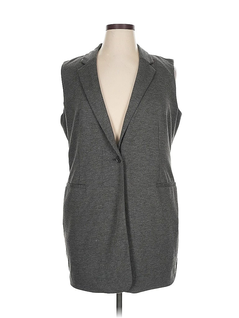 Pre-owned Apt. 9 Vest In Gray