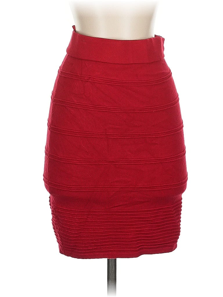 Arden B. Solid Red Formal Skirt Size S - photo 1