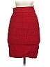 Arden B. Solid Red Formal Skirt Size S - photo 2