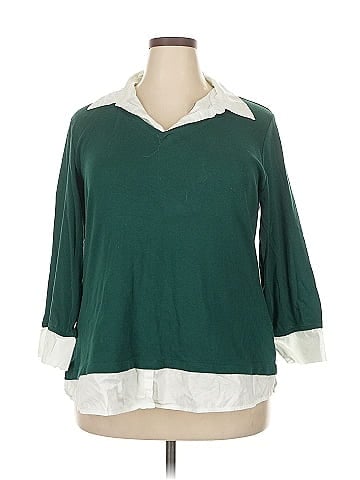 Karen Scott 3/4 Sleeve Blouse (view 1)