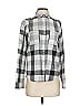 Universal Thread 100% Cotton Checkered-gingham Gray Long Sleeve Button-Down Shirt Size XS - photo 1