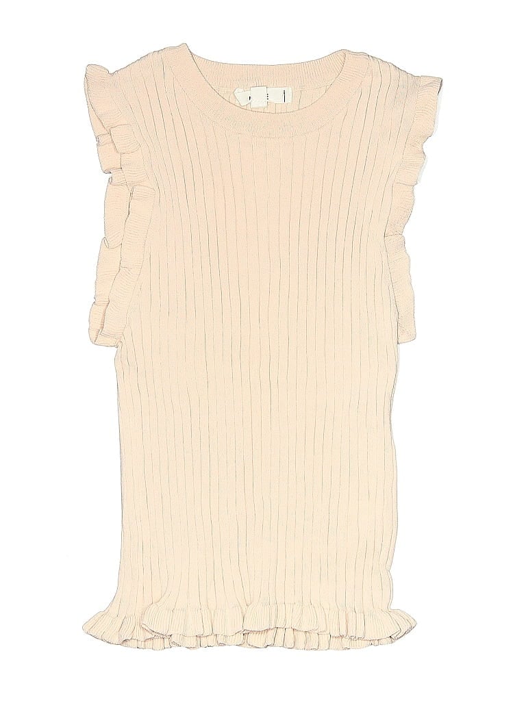 Pre-owned Mine Kids' Sleeveless T-shirt In White