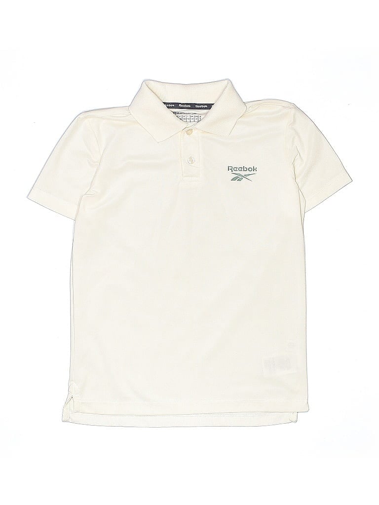Pre-owned Reebok Kids' Short Sleeve Polo Shirt In White