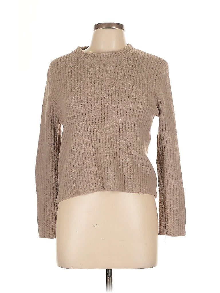 Pre-owned New Look Turtleneck Sweater In Brown