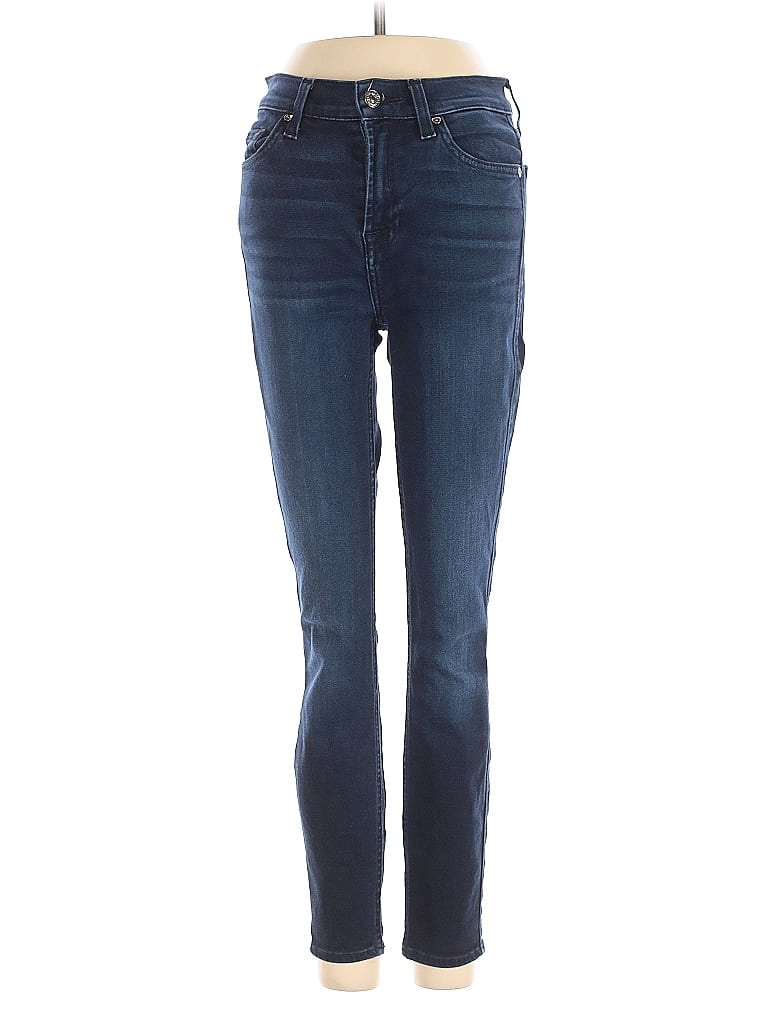 Pre-owned 7 For All Mankind Jeans In Blue