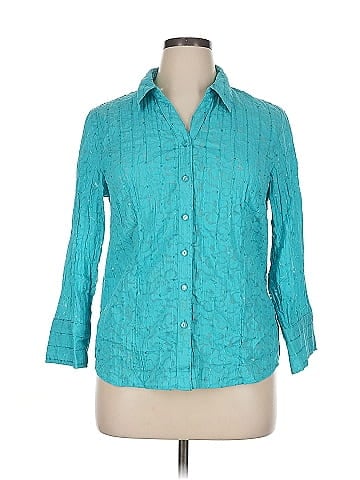 JM Collection 3/4 Sleeve Blouse (view 1)
