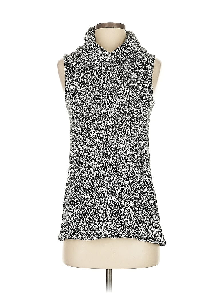 Click to view more detailed imagery on our partner's website Pre-owned Left Coast By Dolan Sleeveless Top Gray Cowl Neck Tops