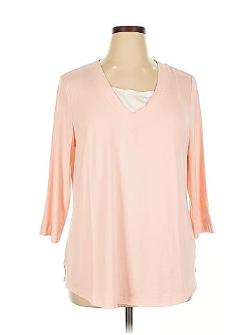 Isaac Mizrahi LIVE! 3/4 Sleeve Top (view 1)