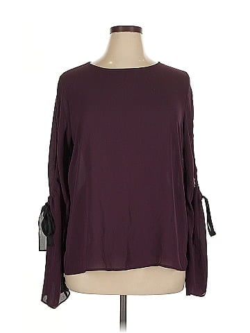 a.n.a. A New Approach Long Sleeve Blouse (view 1)